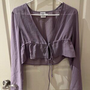 Princess Polly Mauve Top – Size 10